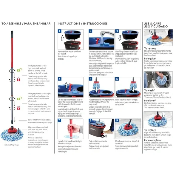 Microfiber Spin Mop System 🪣 - Picture 8 of 8